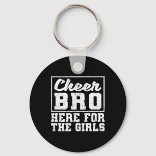 Chaveiro Irmãos de Torcida Engraçados Garotos Cheer Bro Aqu