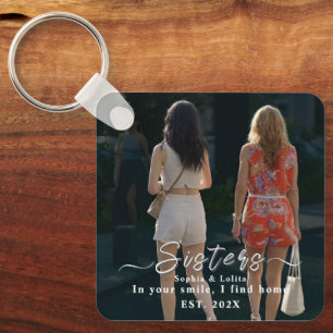 Chaveiro Irmãs Para Sempre – Pulseira de Chave Personalizad