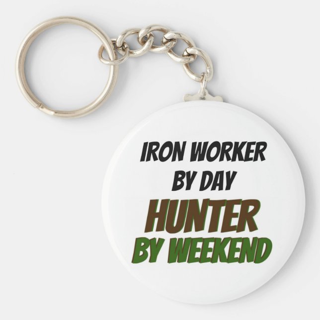 Chaveiro Iron Worker por Day Hunter por Weekend (Frente)