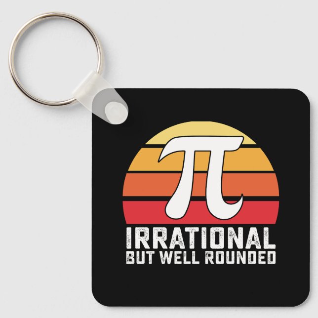 Chaveiro Irracional Mas Bem Arredondado Pi Dia Matemática V (Frente)