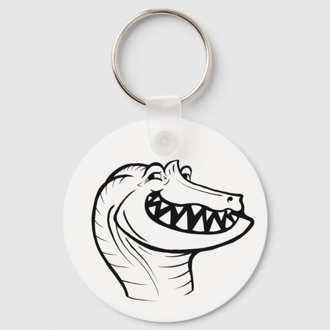Chaveiro Irritator Trollface (sem textura) (Frente)