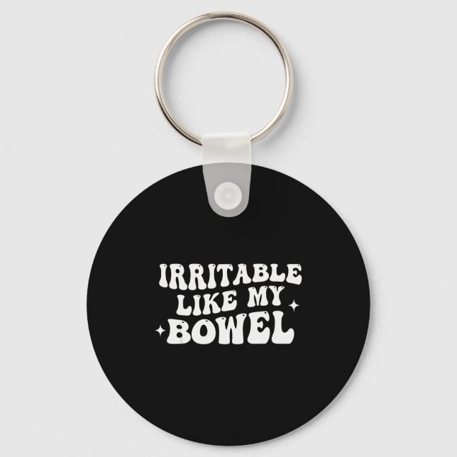 Chaveiro Irritável Como Meu Intestino  (Frente)