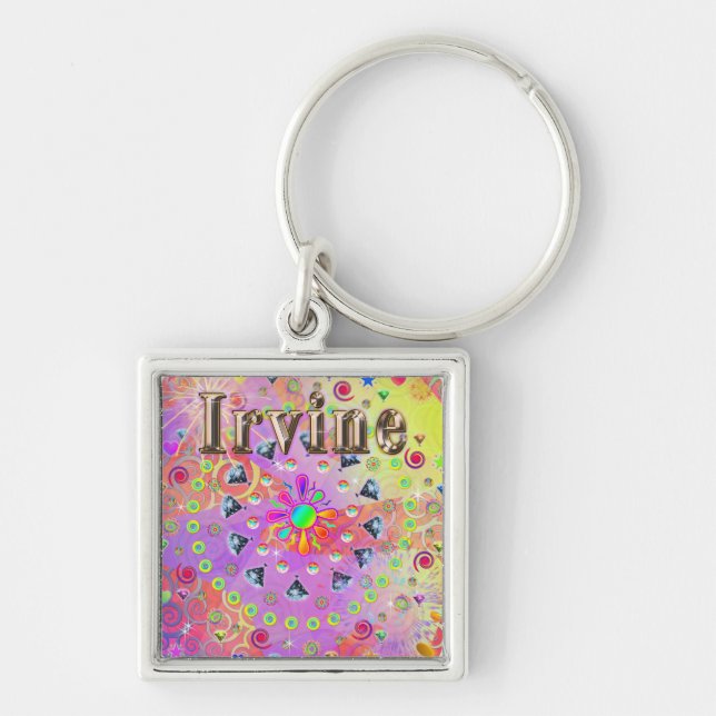 Chaveiro Irvine Lucky Ouro (Frente)