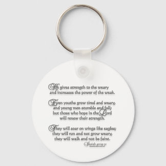 Chaveiro Isaiah 40:29-31