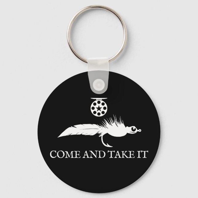 Chaveiro Isca de pesca Come and Take It (Frente)