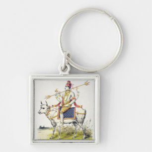 Chaveiro Ishana ou Shiva, gravado por C. de Motte (1785-183