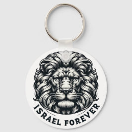 Chaveiro Israel Para Sempre. Israel Leão de Judá. Porta-cha