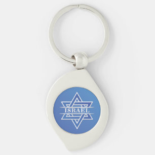 Chaveiro Israel Star Of David Flag
