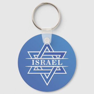 Chaveiro Israel Star Of David Flag