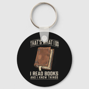 Chaveiro Isso é o que eu faço, eu leio livros e sei das coi