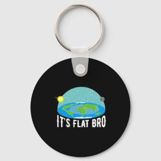Chaveiro It X27 S Flat Bro Funny Flat Earth Society T Shi T