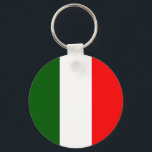 Chaveiro Itália Bandeira de alta qualidade<br><div class="desc">Sinalizador de alta qualidade em Itália. Excelente para qualquer amante italiano. Junte-se a nós para espalhar o orgulho italiano com esta bandeira urbana italiana.</div>