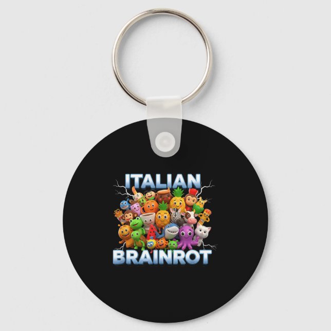 Chaveiro Italy Italian Brainrot Funny Meme Characters Trend (Frente)