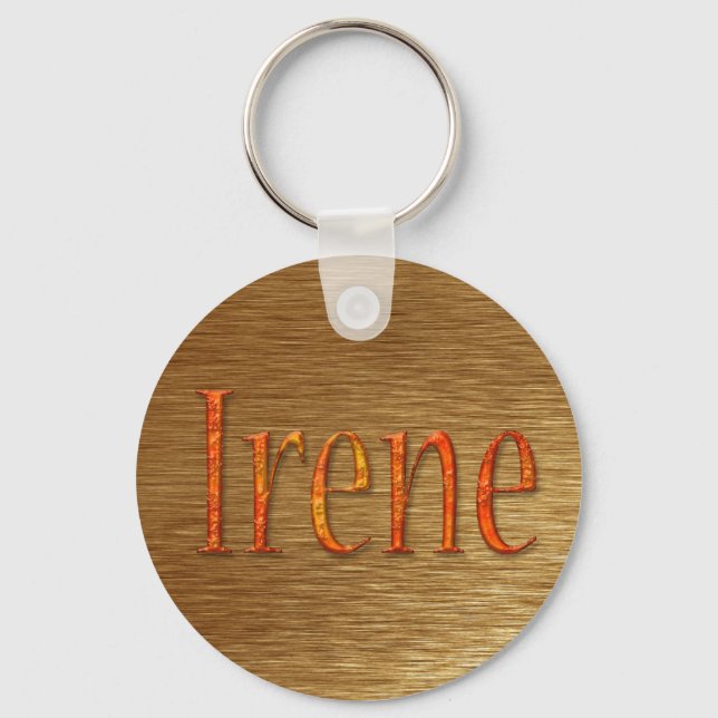 Chaveiro Item de presente com marca de nome IRENE (Frente)