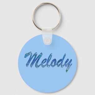Chaveiro Item de presentes com marca de nome melody
