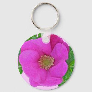 Chaveiro Itens de coordenação de Rosa de praia rosa-quente