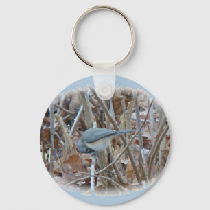 Chaveiro Itens de Coordenada do Ímpeto do Titmouse Tufado
