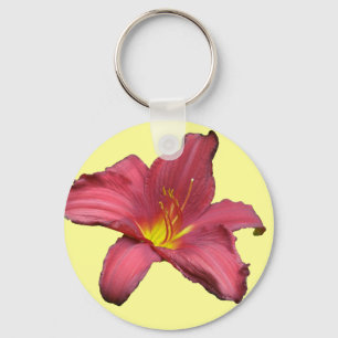 Chaveiro Itens de Coordenada do Red Daylily