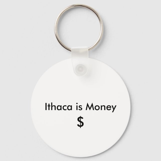 Chaveiro Ithaca é dinheiro, $ (Frente)