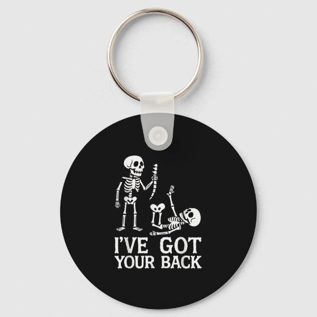 Chaveiro Ive Got Your Back Halloween Skeletons Costume Funn (Frente)
