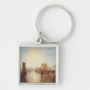 Chaveiro J.M.W. Turner: Porto de Dieppe Arte Fina Romântica