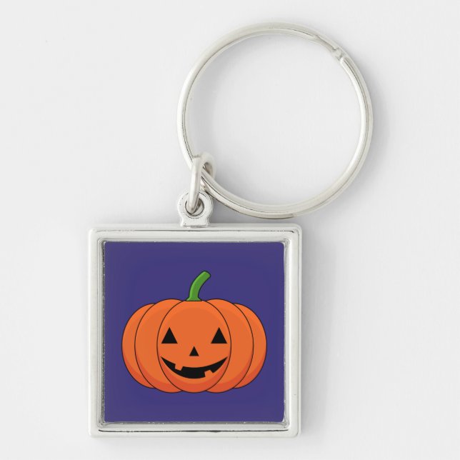 Chaveiro Jack-O'-Lanterna Pumpkin Halloween (Frente)