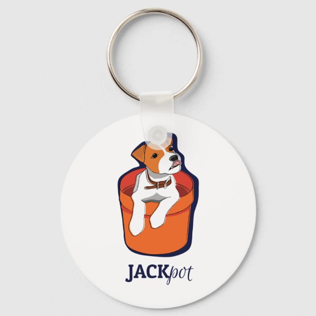 Chaveiro Jack Russell Terrier (Frente)