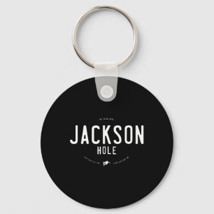 Chaveiro Jackson Hole Wyoming Gráfico em Vintage Sn