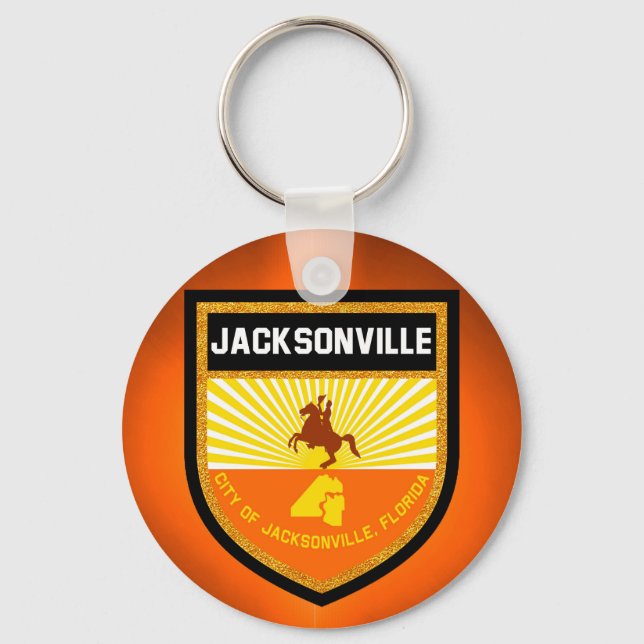 Chaveiro Jacksonville Flag (Frente)
