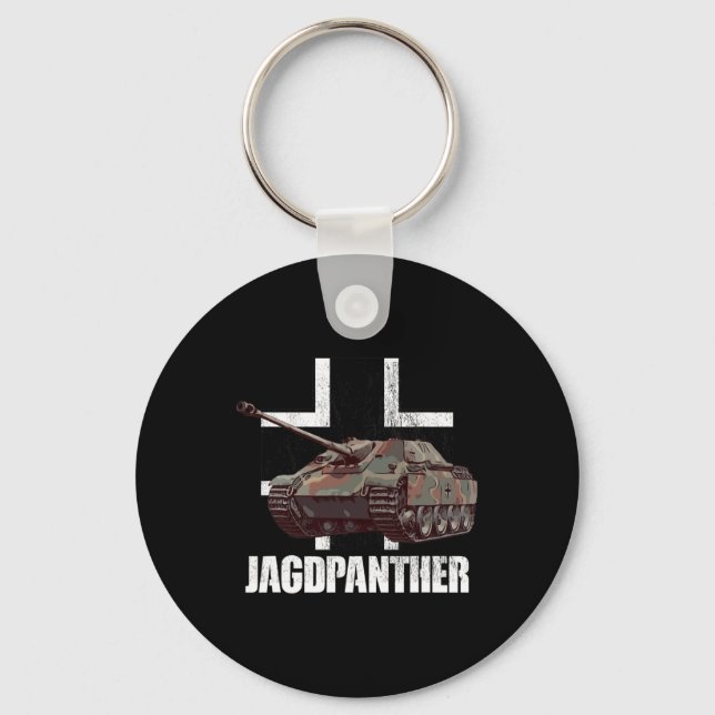 Chaveiro Jagdpanther caçando Pantera Tanque Alemão Destroye (Frente)