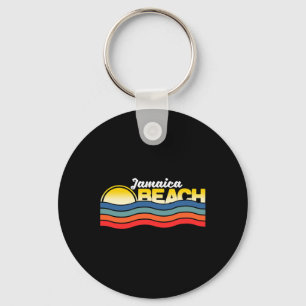 Chaveiro Jamaica Beach Texas Retro Vintage Surfer Souvenir