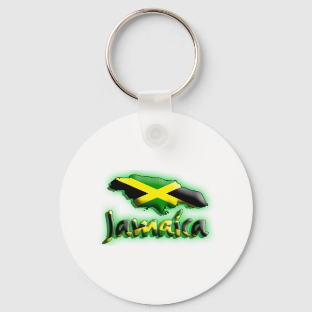 Chaveiro Jamaica com título de bandeira (Frente)