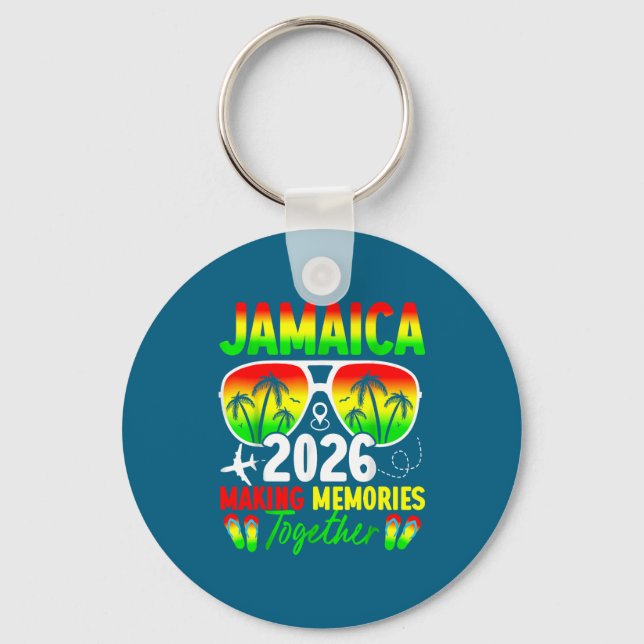 Chaveiro Jamaica Family Reunion 2026 Making Memories Vacati (Frente)