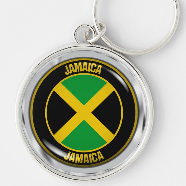 Chaveiro Jamaica Round Emblem (Frente)