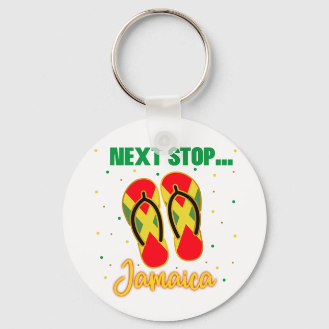 Chaveiro Jamaica Vacinação Próxima Parar Correspondência do (Frente)