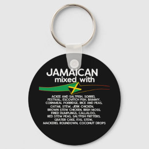 Chaveiro Jamaicano Misturado com Jamaica Orgulhosa