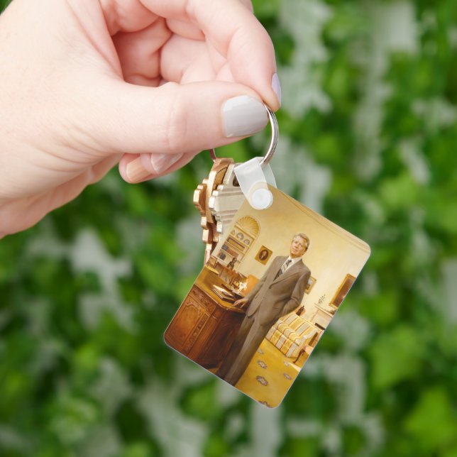 Chaveiro James Earl Carter Pintou o Presidente dos EUA, Ret (Mão)