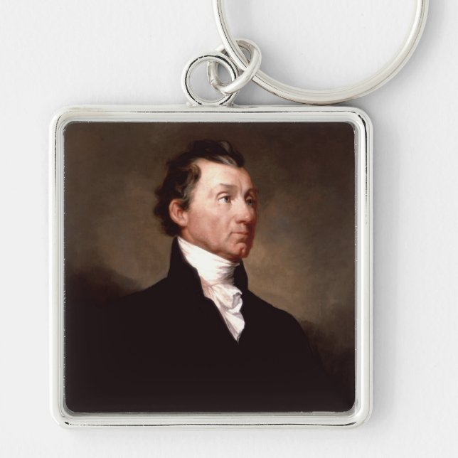Chaveiro James Monroe Portrait, Presidente Anteamericano (Frente)
