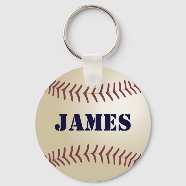 Chaveiro James Personalizado Baseball Keychain (Frente)
