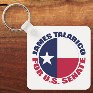 Chaveiro James Talarico para o Senado dos EUA Bandeira do T