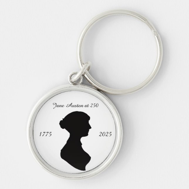 Chaveiro Jane Austen aos 250 (Frente)