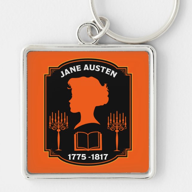 Chaveiro Jane Austen English Novelist (Frente)