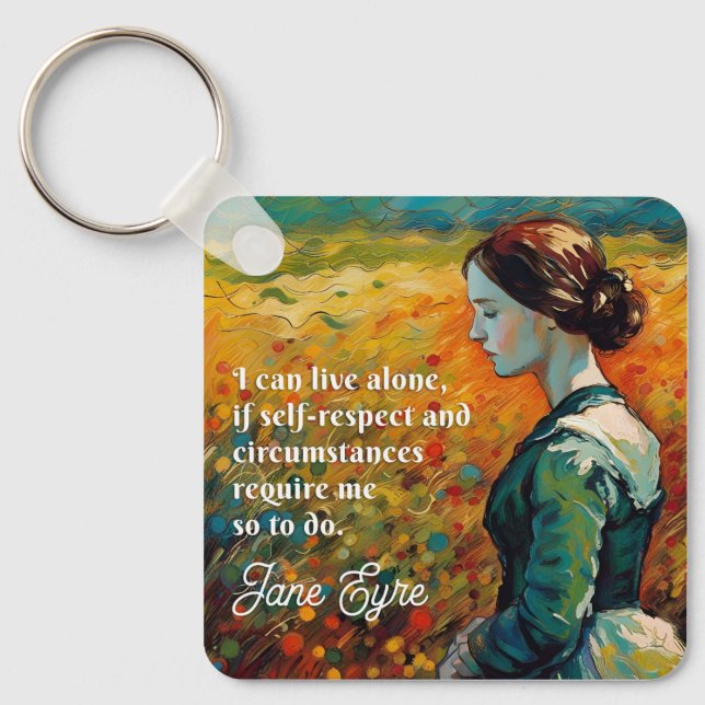 Chaveiro Jane Eyre Cita Estilo Monet (Frente)