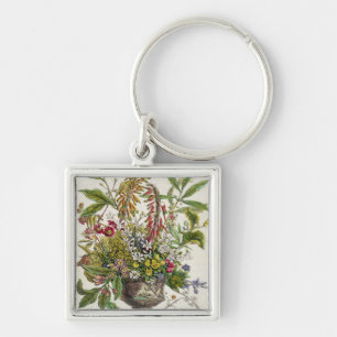 Chaveiro Janeiro, do ` doze meses das flores