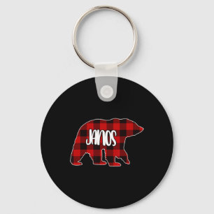 Chaveiro Janos Bear Custom Red Buffalo - Xadrez de Natal Pa