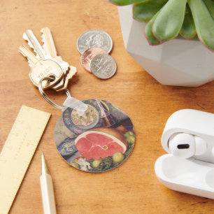 Chaveiro Janto Vintage Ham com feijão verde e batatas