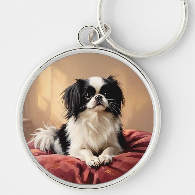 Chaveiro Japanese Chin (Frente)
