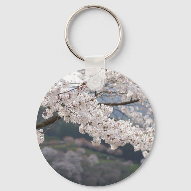 Chaveiro Japão Kumamoto Flor de Cerejeira (Frente)