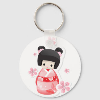 Chaveiro Japonês Geisha Doll - série de pães