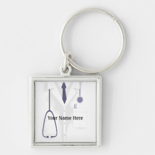 Chaveiro Jaqueta Médica Casaco de Laboratório Médico Chavei